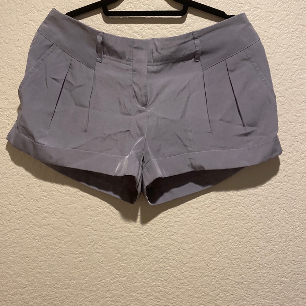 Express satin size 10 dressy pleated shorts